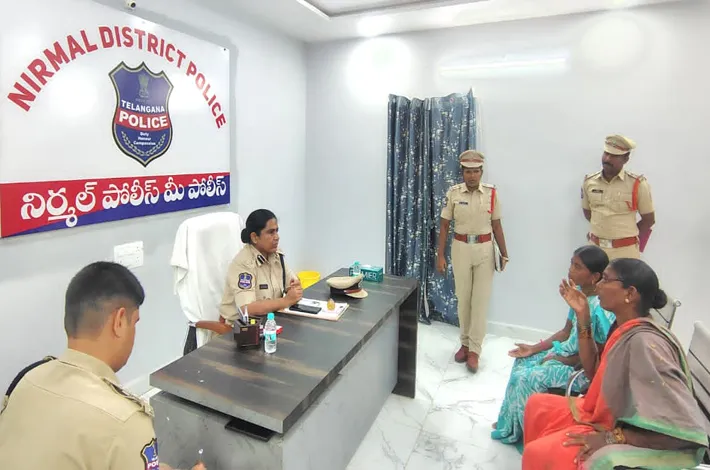 బైంసాలో పోలీస్ ప్రజావాణి 