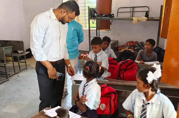 బయ్యక్కపేట పాఠశాలను సందర్శించిన ఐటీడీఏ పీఓ