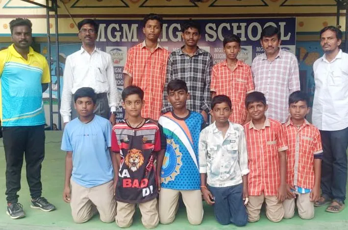 ఎస్ జి ఎఫ్ క్రీడల్లో ఎంజీఎం పాఠశాల విద్యార్థుల ప్రతిభ 