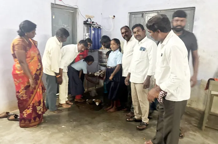 బందారం పాఠశాలకు వాటర్ ప్యూరిఫయర్