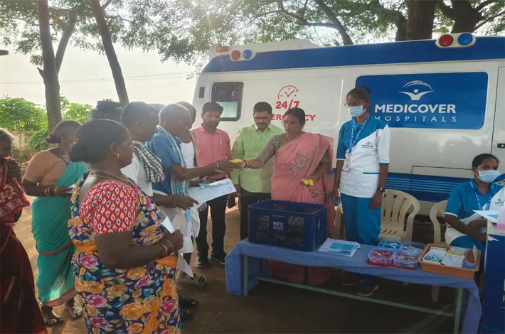 మంచిరామిలో ఉచిత వైద్య శిబిరంకు స్పందన