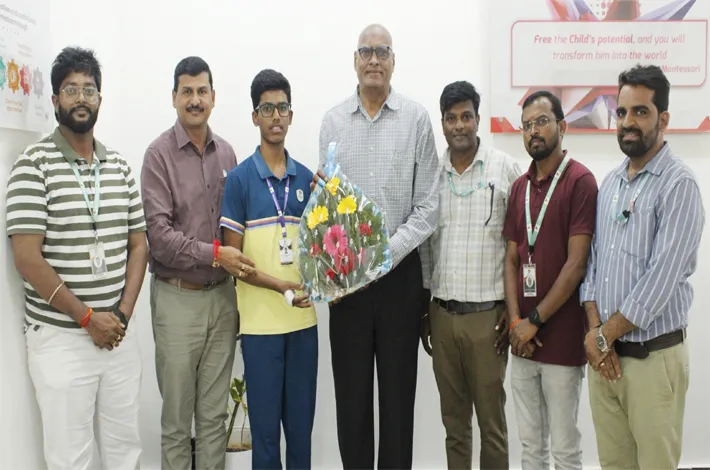 జాతీయ స్థాయి రీజినల్ గణిత ఒలింపియాడ్ కు పారమిత విద్యార్థి