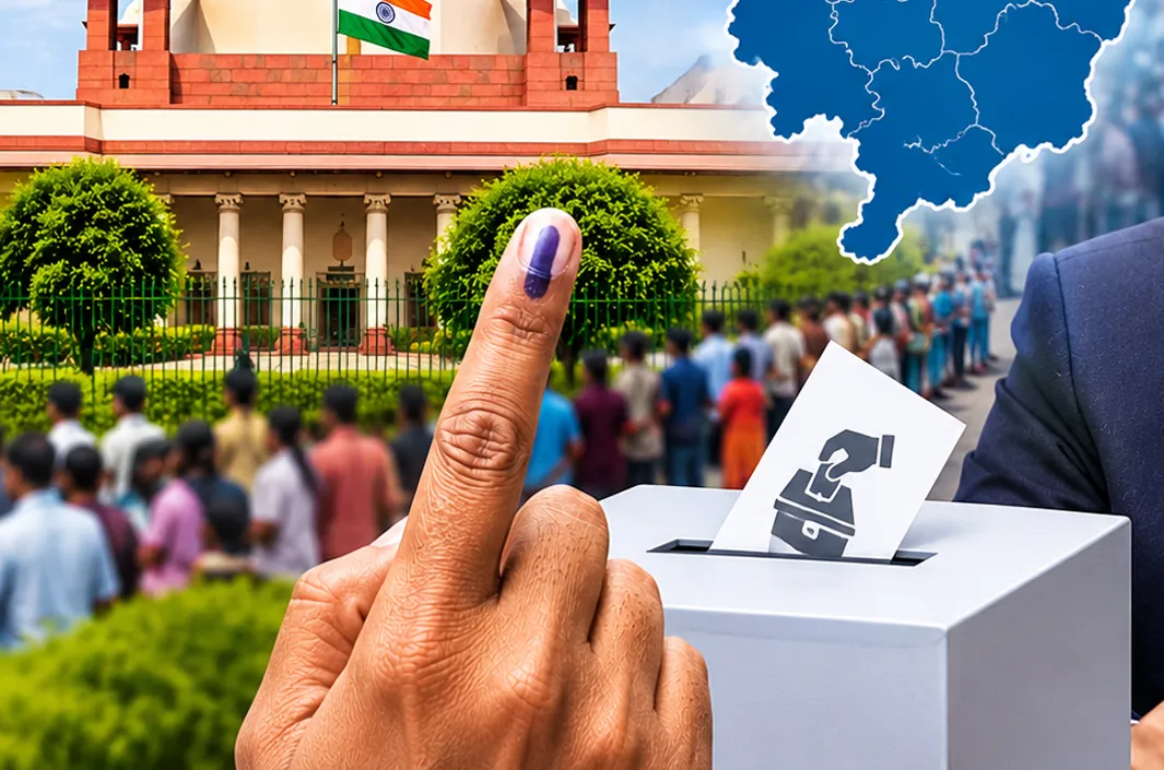 మున్సిపల్ ఎన్నికలకు బ్రేక్