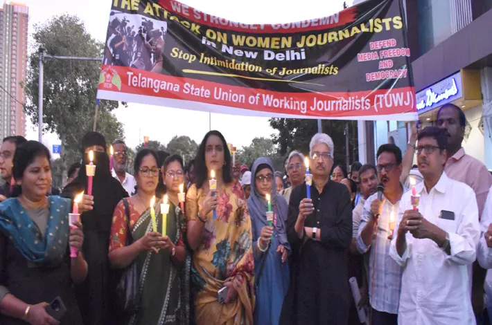 మహిళా జర్నలిస్టులపై దాడులు తగదు