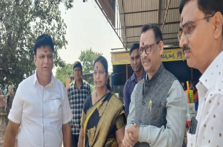 పుష్కర ఘాట్లను పరిశీలించిన వైద్యశాఖ డైరెక్టర్