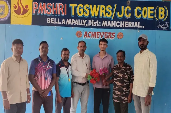 రాష్ట్రస్థాయి ఎస్ జి ఎఫ్ వాలీబాల్ పోటీలకు  సీ ఓ ఈ విద్యార్థి ఎంపిక 
