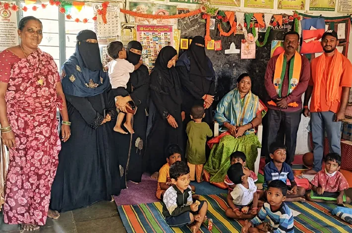 ఘనంగా 'అంగన్ మిలన్ సేవ'-'అంగన్వాడి ఉత్సవ్'