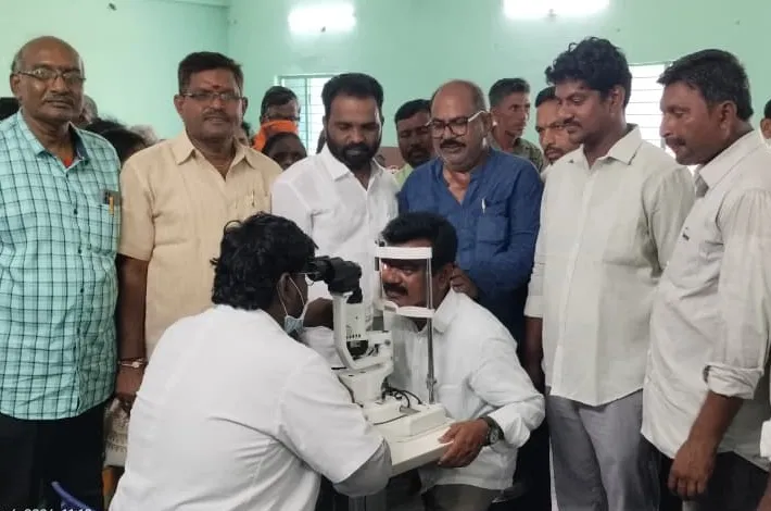 ఉచిత కంటి పరీక్షలకు విశేష స్పందన