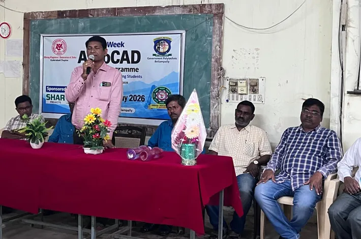 పాలిటెక్నిక్ మైనింగ్ విద్యార్థులకు ఆటోక్యాడ్ పై శిక్షణ 